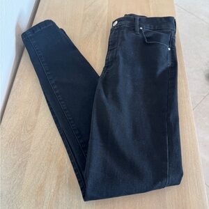 Kendall + Kylie The Push Up High Rise Skinny Jeans, Black, SIZE: 27